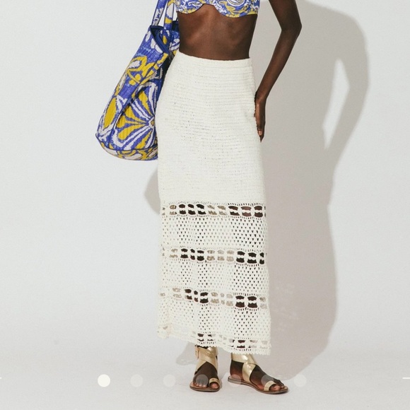 cleobella crochet midi skirt - Picture 2 of 6